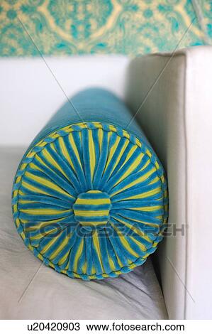 Stock Image - Roll cushion. Fotosearch