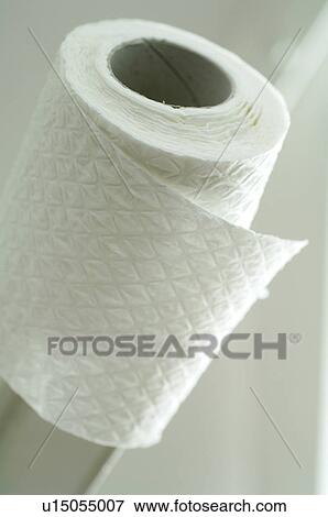 Roll of toilet paper View Large Photo Image Stock Photo - Roll of toilet paper. Fotosearch