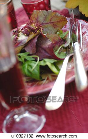 Salad and drink View Large Photo Image Stock Image - Salad and drink. Fotosearch