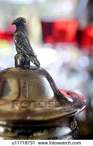 Stock Image - Silver bird figurine. Fotosearch