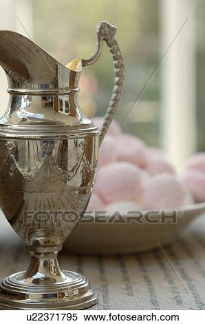 Stock Photography - Silver jug. Fotosearch