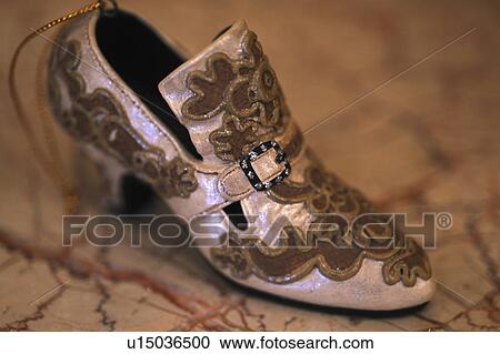 Stock Image - Single womens shoe. Fotosearch