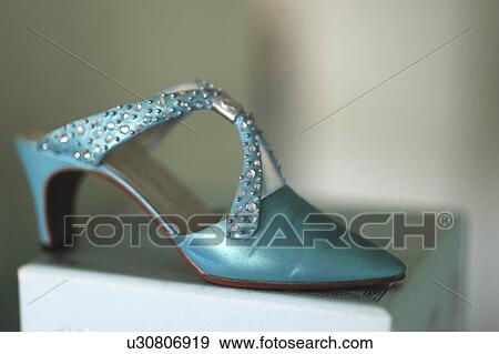 Single womens shoe View Large Photo Image Stock Photo - Single womens shoe. Fotosearch