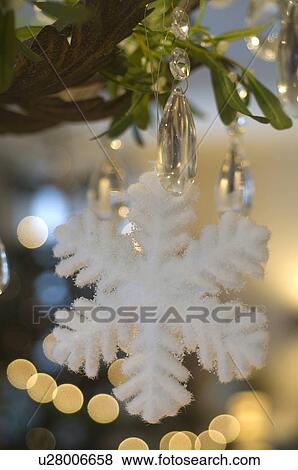 Snowflake Christmas decoration View Large Photo Image Stock Photo - Snowflake Christmas decoration. Fotosearch