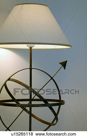 Standard lamp and sundial View Large Photo Image Stock Photo - Standard lamp and sundial. Fotosearch