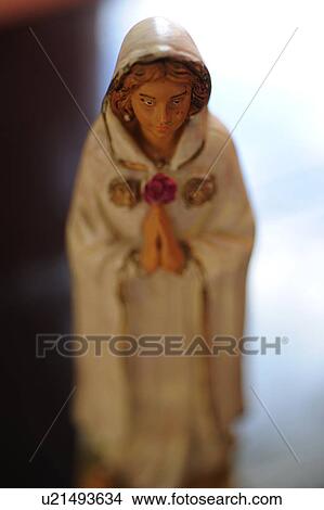 Statuette of Virgin Mary View Large Photo Image Picture - Statuette of Virgin Mary. Fotosearch