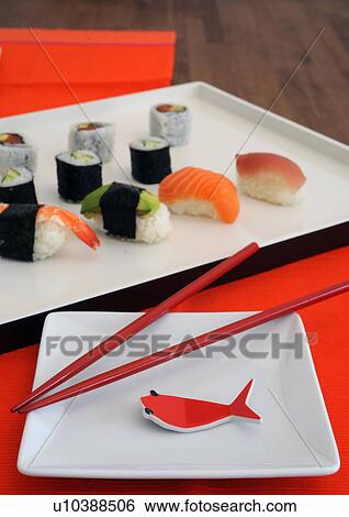Sushi View Large Photo Image Stock Photograph - Sushi. Fotosearch
