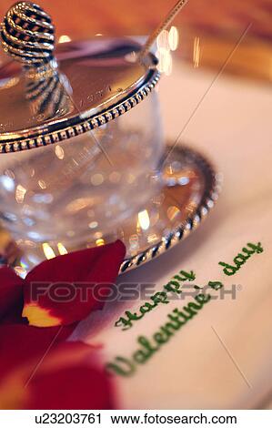 Table decoration for Valentines Day View Large Photo Image Stock Image - Table decoration for Valentines Day. Fotosearch