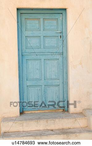 Turquoise front door View Large Photo Image Stock Image - Turquoise front door. Fotosearch