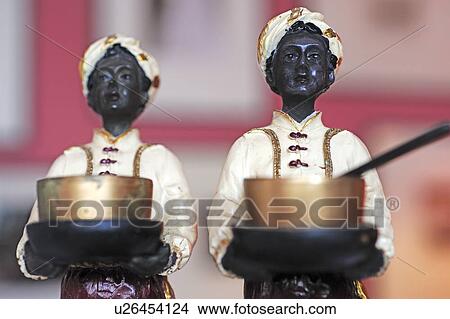 Picture - Two Blackamoor figurines. Fotosearch