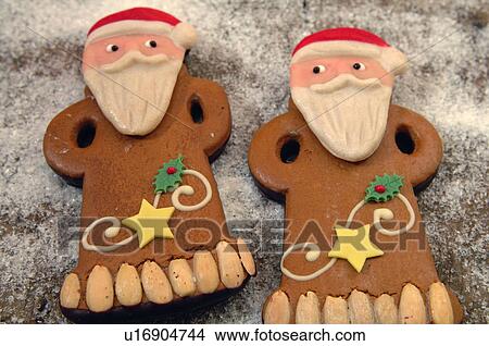 Two Christmas gingerbread men View Large Photo Image Picture - Two Christmas gingerbread men. Fotosearch