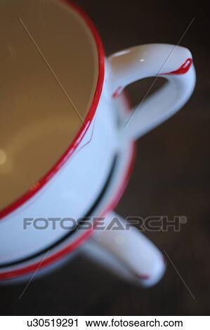 Stock Image - Two coffee cups. Fotosearch