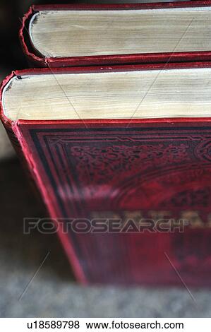 Stock Photo - Two old books. Fotosearch