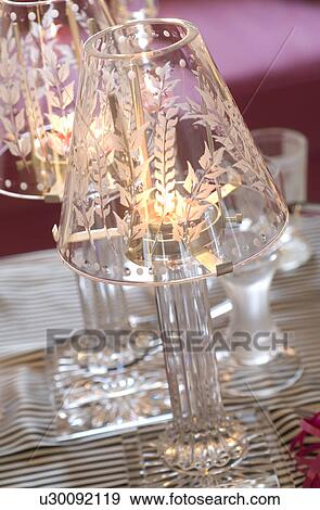 Stock Photo - Two storm lamps. Fotosearch