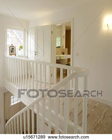 Upper floor and staircase View Large Photo Image Stock Photo - Upper floor and staircase. Fotosearch