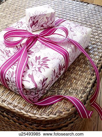 Stock Photography - Wrapped gift. Fotosearch