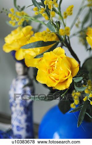 Yellow roses View Large Photo Image Stock Photo - Yellow roses. Fotosearch