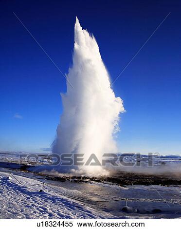 An eruption of geyser View Large Photo Image Stock Photography - An eruption of geyser. Fotosearch