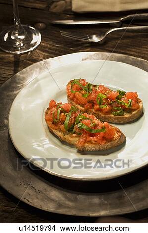 Bruschetta View Large Photo Image Picture - Bruschetta. Fotosearch