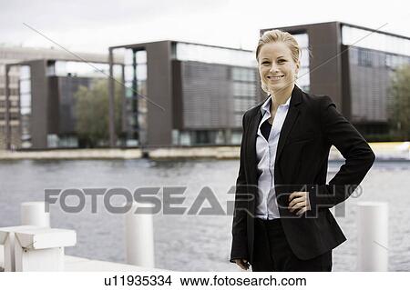 Picture - Business woman portrait. Fotosearch