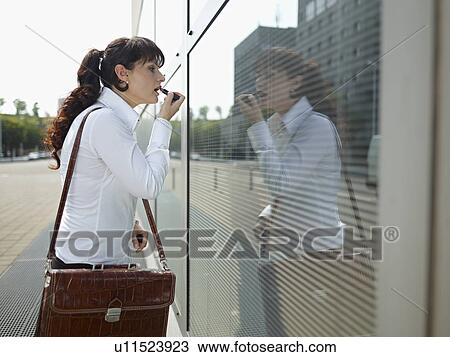 Businesswoman outdoors View Large Photo Image Stock Image - Businesswoman outdoors. Fotosearch