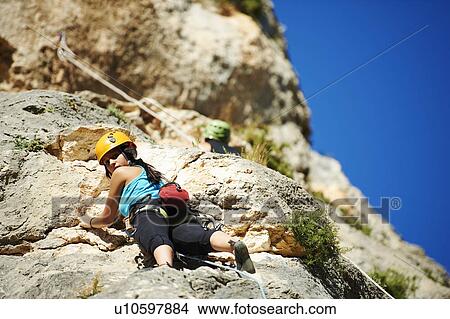 Climbing View Large Photo Image Picture - Climbing. Fotosearch