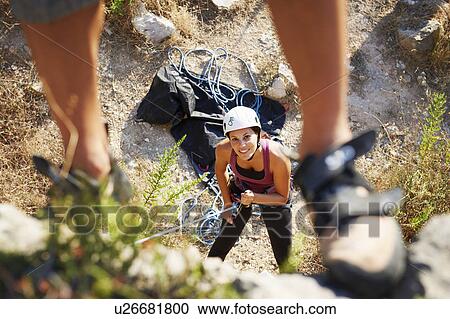 Stock Image - Climbing. Fotosearch