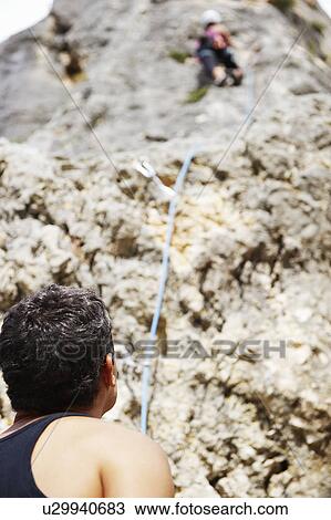 Stock Image - Climbing. Fotosearch