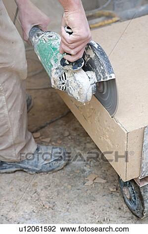 Stock Image - Construction worker. Fotosearch