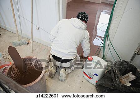 Stock Image - Construction worker. Fotosearch