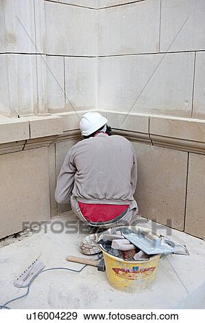 Stock Photo - Construction worker. Fotosearch