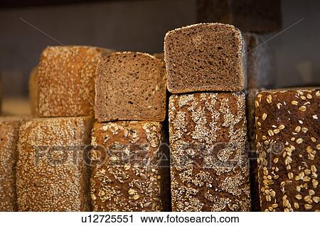 Dark bread with grains View Large Photo Image Stock Image - Dark bread with grains. Fotosearch