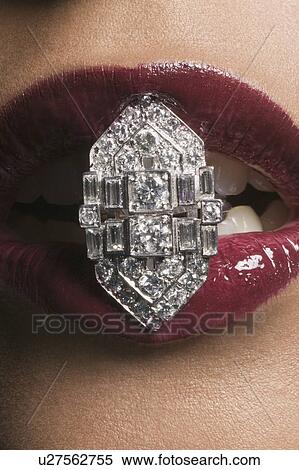 Diamant lips View Large Photo Image Stock Photography - Diamant lips. Fotosearch