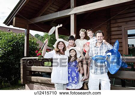 Family vacation portrait View Large Photo Image Stock Image - Family vacation portrait. Fotosearch