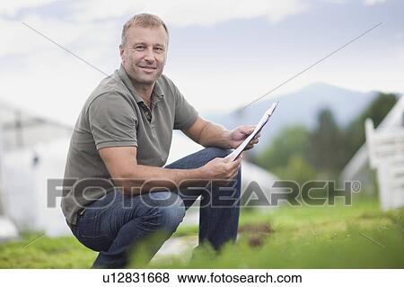 Stock Photo - Farmer. Fotosearch