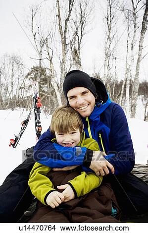 Picture - Father and Son Portrait. Fotosearch