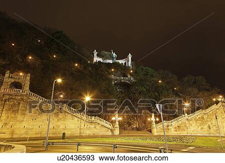 Gellert Monument View Large Photo Image Stock Image - Gellert Monument. Fotosearch
