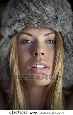 Girl wearing hat View Large Photo Image Stock Photograph - Girl wearing hat. Fotosearch