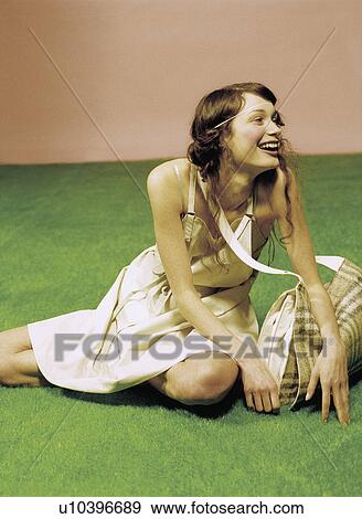Happy woman View Large Photo Image Stock Photo - Happy woman. Fotosearch