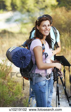 Stock Image - Hiking. Fotosearch