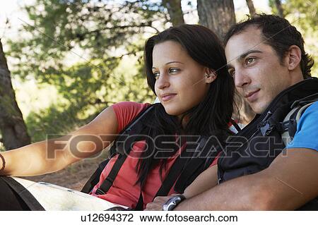 Stock Image - Hiking. Fotosearch