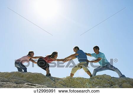 Stock Image - Hiking. Fotosearch