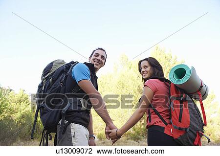 Stock Image - Hiking. Fotosearch