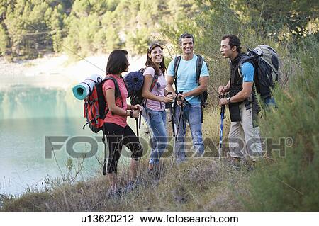 Stock Image - Hiking. Fotosearch