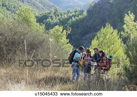 Stock Image - Hiking. Fotosearch