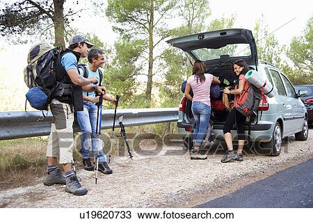 Stock Image - Hiking. Fotosearch
