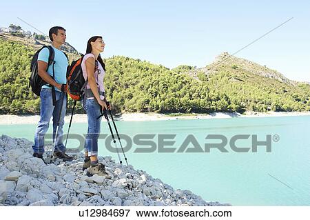 Hiking View Large Photo Image Stock Photo - Hiking. Fotosearch