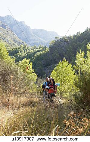 Stock Photo - Hiking. Fotosearch