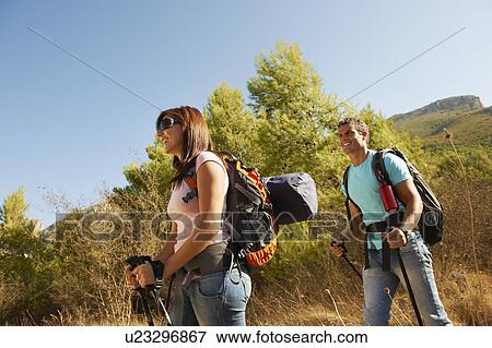 Stock Photo - Hiking. Fotosearch