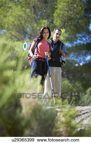 Stock Photo - Hiking. Fotosearch